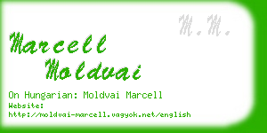 marcell moldvai business card